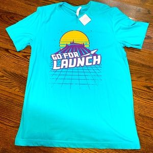WALT DISNEY WORLD Space Mountain t-shirt men’s inspired Large new Magic Kingdom
